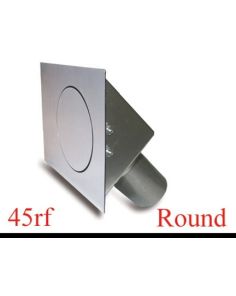 Round Fuel Door  Flat Surfaces HAGAN STREET ROD NECESSITIES 45RF