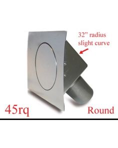 Round Quarter Panel Fuel Door Hinged On Left HAGAN STREET ROD NECESSITIES FD45RQ