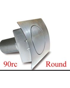 Round Fuel Door  Curved Surfaces HAGAN STREET ROD NECESSITIES 90RC