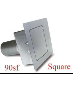 Square Fuel Door  Flat Surfaces HAGAN STREET ROD NECESSITIES 90SF