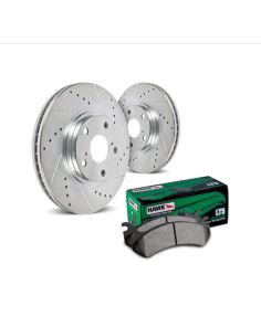 Rotors and Pad Kit Front - Chevy 1500 08-13 HAWK BRAKE HKC4403.561Y