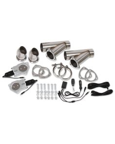 Exhaust Electric Cut-Out Kit - Dual 2.5in HOOKER 11051HKR