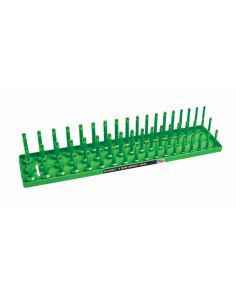 1/2" Metric 3-Row Socket Tray - Green Hansen Global 12043