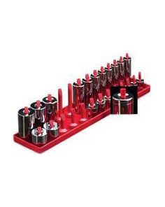 Hansen Global 1401 1/4" Peg Style Socket Rack SAE