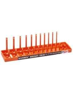 1/4" Dr. Orange SAE Deep & Regular Socket Holders HANSEN GLOBAL  INC. 1405