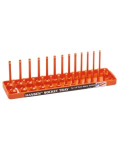 1/4" Dr. Orange Metric Deep & Regular Socket Holders HANSEN GLOBAL  INC. 1406