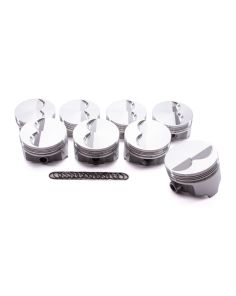 SBC Forged F/T Piston Set 4.040 Bore -4.86cc ICON PISTONS IC792.040