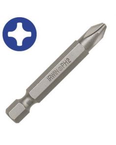 Power Bit, No. 2 Phillips, 1/4 in. Hex Shank with  Irwin Industrial 3520671C
