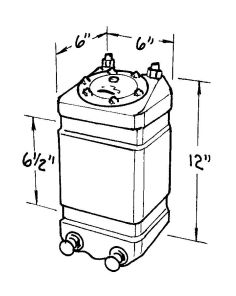 1-Gallon Pro Drag Fuel Cell JAZ 220-001-01