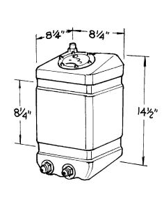 3-Gallon Drag Race Cell  JAZ 250-003-01