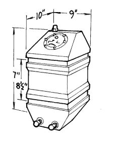 4-Gallon Drag Race Cell  JAZ 250-004-01