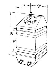 5-Gallon Drag Race Cell  JAZ 250-105-01