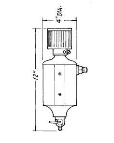 Black Breather Tank AN-6 JAZ 605-025-01