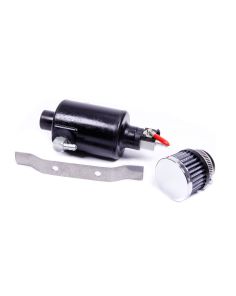 Black Mini Breather Tank w/1/4in Fittings JAZ 605-325-01