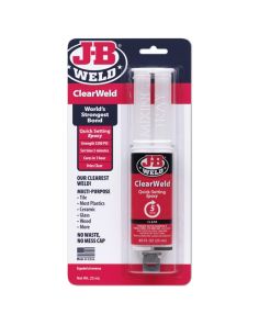 ClearWeld Syringe 25ML J B Weld 50112