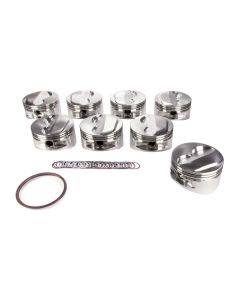 SBC Domed Piston Set 4.125 Bore +5.6cc JE PISTONS 182033