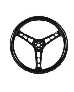 JOES RACING PRODUCTS 13513-CB Steering Wheel 13in Alum Dished Rubber Coated