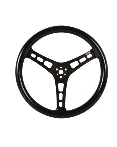JOES RACING PRODUCTS 13535-CB Steering Wheel 15in Flat Rubber Coated w/ Black
