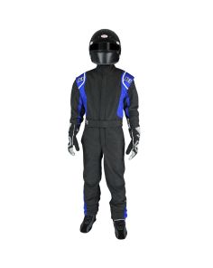 K1 RACEGEAR 20-PRY-NB-3XS Suit Precision II 3X- Small Black/Blue