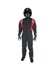 K1 RACEGEAR 20-PRY-NR-XS Suit Precision II X- Small Black/Red