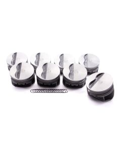 SBC Flat Top Piston Set 4.060 Bore -5cc KB PERFORMANCE PISTONS 9902HC.060