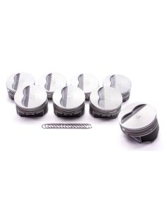SBC Flat Top Piston Set 4.155 Bore -5cc KB PERFORMANCE PISTONS 9907HC.030