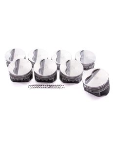 SBC Flat Top Piston Set 4.155 Bore -5cc KB PERFORMANCE PISTONS 9911HC.030