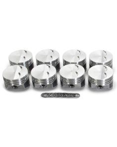 SBC Flat Top Piston Set 4.040 Bore -7cc KB PERFORMANCE PISTONS KB120.040
