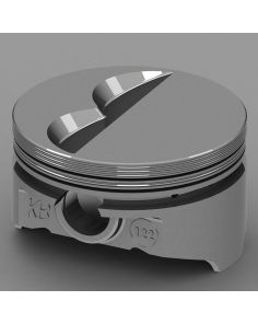 SBC Flat Top Piston Set 4.030 Bore -7cc KB PERFORMANCE PISTONS KB122.030