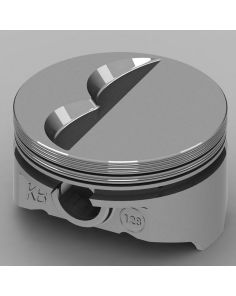SBC Flat Top Piston Set 4.155 Bore -7cc KB PERFORMANCE PISTONS KB128.030