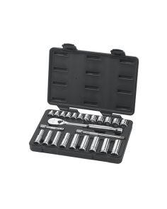 24PC 3/8" DRIVE METRIC SOCKET SET (STD / DEEP) GearWrench 80559