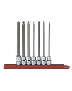 7PC 3/8" DR SAE BALL HEX BIT SOCKET SET GearWrench 80574