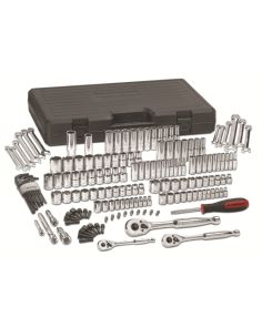 165 PC 1/4" 3/8" & 1/2" DR MECHANICS TOOLS SET GearWrench 80932