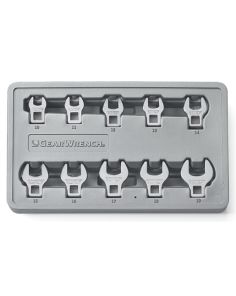 10PC METRIC CROWFOOT WRENCH SET 10MM-19MM GearWrench 81909