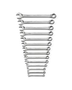 14 PC FULL POLISH COMB WRENCH SET 6 PT METRIC GearWrench 81925