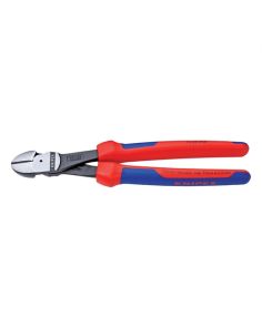 10" HIGH LEVERAGE DIAGONAL CUTTERS-COMFORT GRIP Knipex 74 02 250