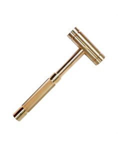 27 oz. Solid Brass Hammer with 1-1/16 in. Head Dia K Tool International KTI-71782