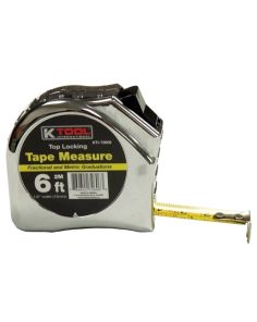1/2" x 6' Tape Measure with SAE and Metric Marking K Tool International KTI72606