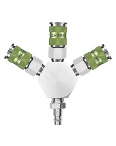 Flexzilla Pro High Flow 3-Way Manifold Legacy Manufacturing A86666FZ