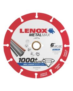 Metal Max 6" DIAM CUTOFF WHEEL AG/CS 7/8" IRWIN 1972923