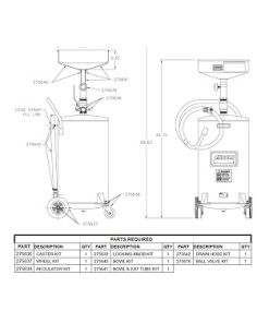Lincoln Industrial Corp. 275641 Drain Bowl Kit for 3601