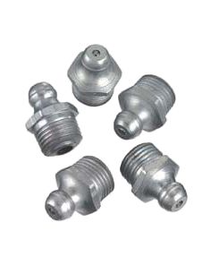 Straight Grease Fitting 10 Pk 1/4"   28 Taper and Short Thrd LINCOLN INDUSTRIAL