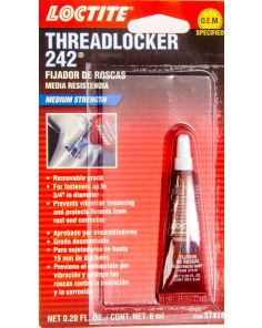 Threadlocker 242 Blue 6ml/.20oz LOCTITE 487229