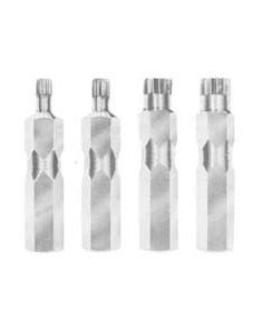 Lisle Corporation 60750 4PC TRIPLE SQ WR SET (6 12MM)
