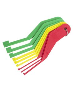 Lisle Corporation 81850 Combination Brake Lining Thickness Gauge Set