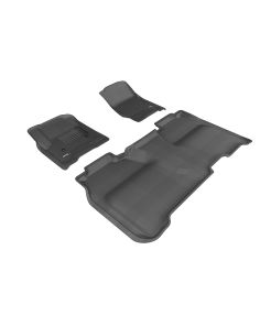 GMC Sierra 15-19 Crew Ka gu Floor Liner 1&2nd Row 3D MAXPIDER L1GM01001509