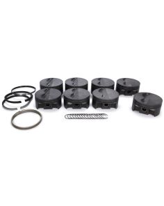 SBC PowerPak Piston Set 4.030 Bore Flat-Top -9cc MAHLE PISTONS 197724930
