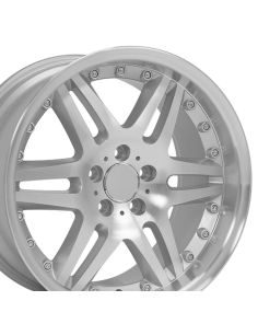 18" Replica Wheel MB09 Fits Mercedes Benz C Class Rim 18x8.5 Silver Wheel