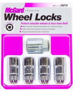 WHEEL LOCK 14MM X 1.50 CONICAL SEAT 22mm Hex (4 MCGARD 24210