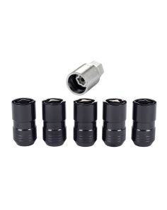 Wheel Locks 5Pcs. 18- Jeep JL 14mm x 1.5 Black MCGARD 24516